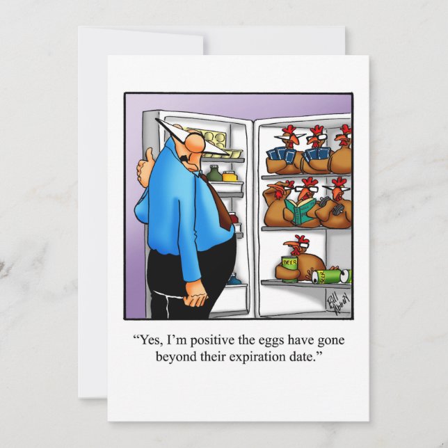 Funny Birthday Party Einladungen (Vorderseite)