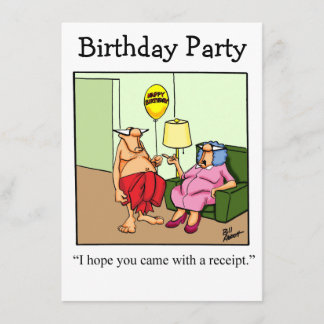 Funny Birthday Party Einladungen für sie