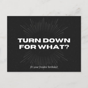 Funny Birthday Postkarte