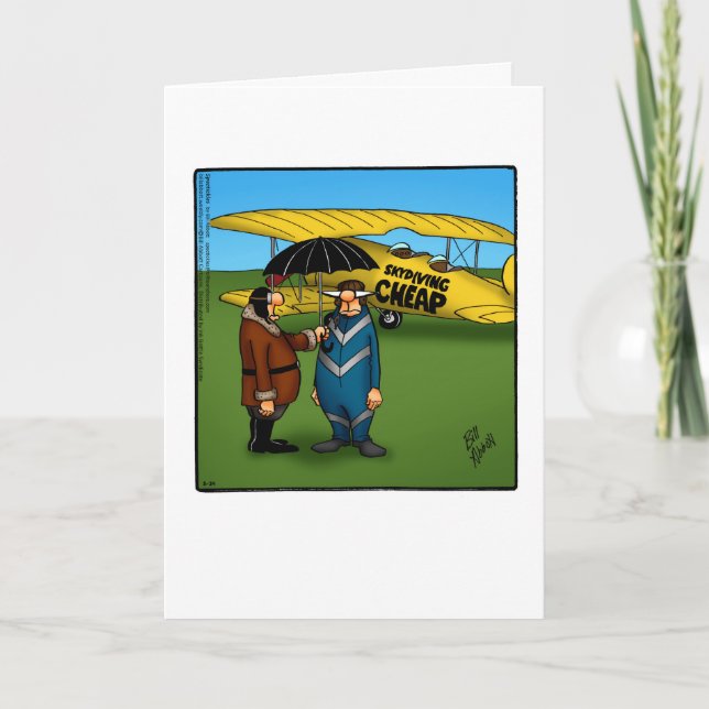 Funny Birthday Spaß Grußkarte Karte (Vorderseite)