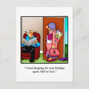 Funny Birthday Spaß Postcard Postkarte