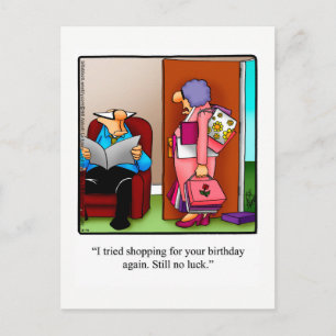 Funny Birthday Spaß Postcard Postkarte