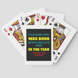 Funny birthday spielkarten