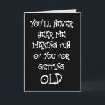 FUNNY BIRTHDAY ÜBER DER HILFSKARTE KARTE<br><div class="desc">FALSCH ÜBER DIE HÜLLKARTE.</div>