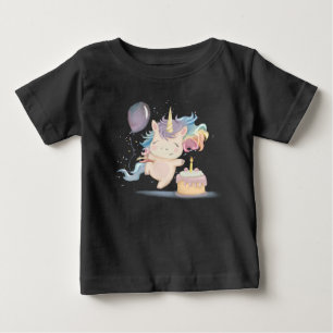 Funny Birthday Unicorn Baby T-shirt