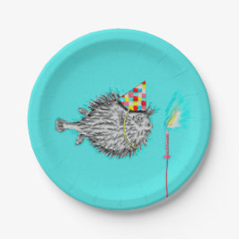 Funny Birthday Wish Paper Plate Pappteller