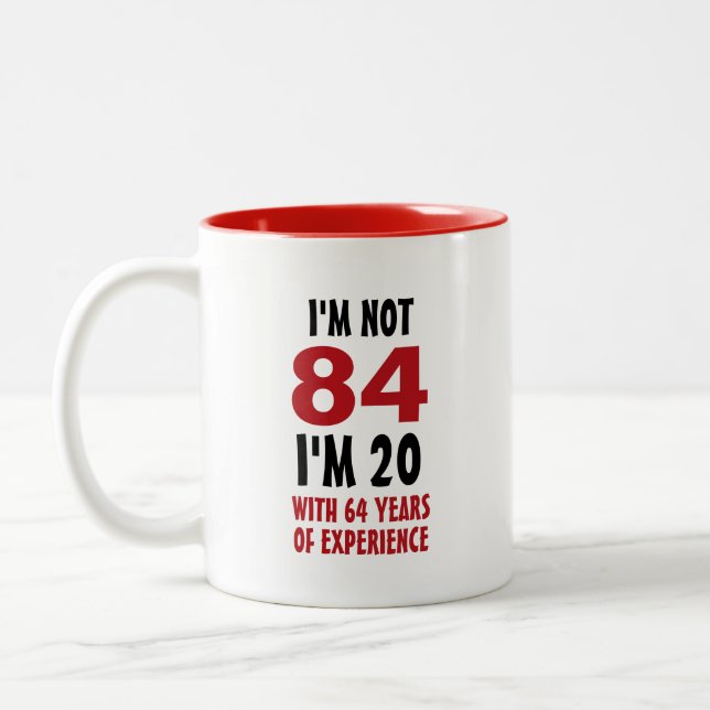 Funny Birthday Zweifarbige Tasse (Links)