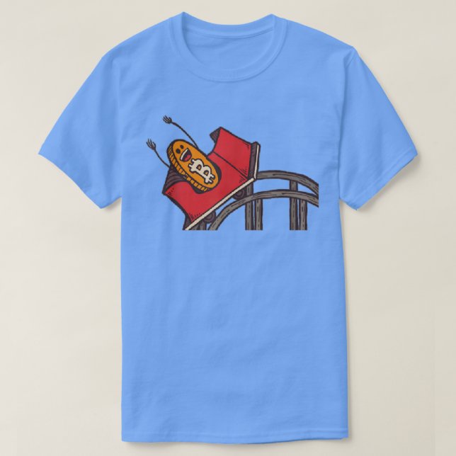 Funny Bitcoin    RollercoasterCryptoCurrency-T-Shi T-Shirt (Design vorne)