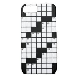 Funny Black and White Crossword Puzzle Game Case-Mate iPhone Hülle