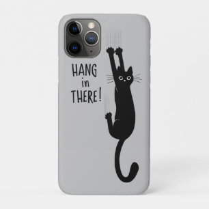 Funny Black Cat hing weiter Hang da rein! Case-Mate iPhone Hülle