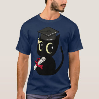 Funny Black Cat ist Geschlossen T-Shirt