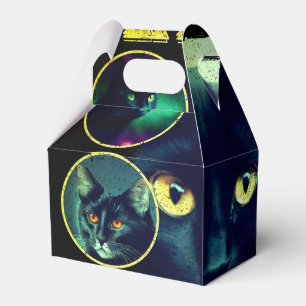 Funny Black Cat Lover Imitate Bootleg 90er Grafik Geschenkschachtel