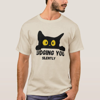 Funny Black Cat Meme T - Shirt-Perfekt für Cat Lov T-Shirt