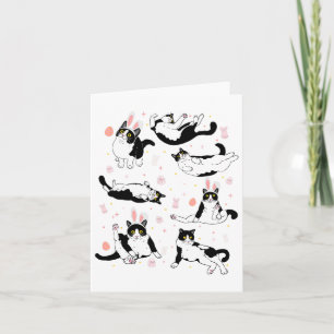 Funny Black Cat Ostereier Happy Osterfest Sonnen T Karte