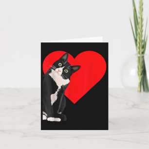 Funny Black Cat Valentinstag Herzlich willkommen b Karte