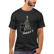 Funny Black Cat Weihnachtsbaum Delight Design