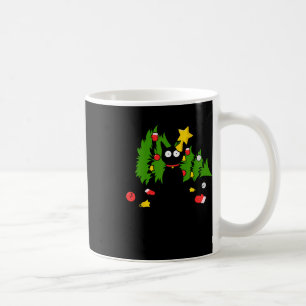 Funny Black Cat Weihnachtsbaum Merry Xmas Spaß Ca Kaffeetasse