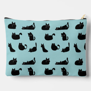 Funny Black Cats Zubehörtasche