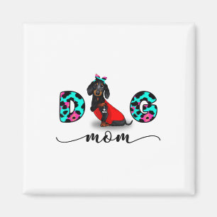 Funny Black Dackel Tattoo I Liebe You Dog Mama Le Magnet