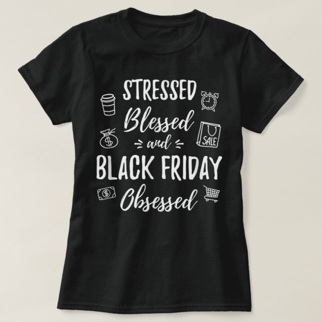 Funny Black Friday Online Shopping Team 2021 T-Shirt (Design vorne)