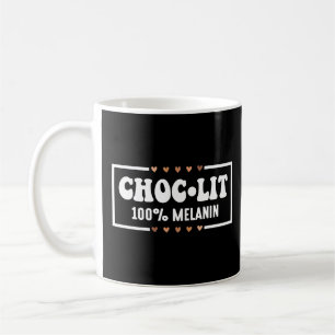 Funny Black History Juneteente Chocolate Melanin Kaffeetasse