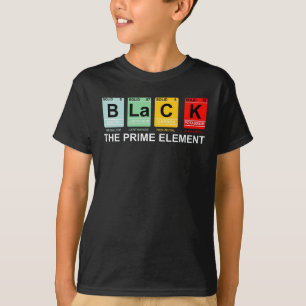 Funny Black History Monat Periodic Table African T-Shirt
