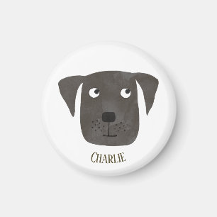 Funny Black Labrador Retriever Dog Individuelle Na Magnet