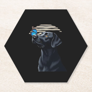 Funny Black Labrador Retriever Lab Hundebesitzer H Untersetzer