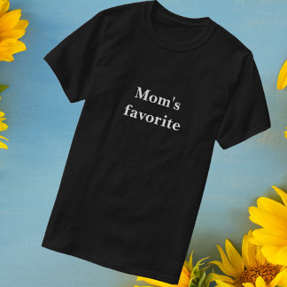 Funny Black "Mama Liebling" T - Shirt