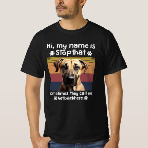 Funny Black Mouth Cur Sprichwort T-Shirt