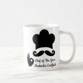 Funny Black Mustache Benutzerdefinierter Textname Kaffeetasse