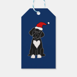 Funny Black Portugiesischer Wasserhund Weihnachten Geschenkanhänger