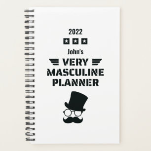 Funny Black & White Sehr maskuline Planer