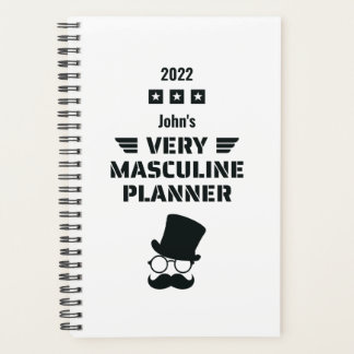 Funny Black & White Sehr maskuline Planer