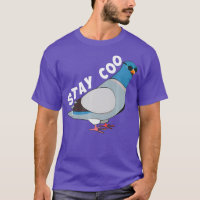 Funny Bleibe Coo Bird Niedliche Taube Racing Swag 