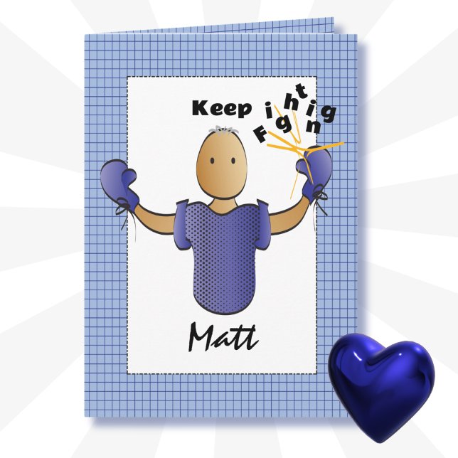 Funny Bleibe Strong Get Well Card Karte (Von Creator hochgeladen)