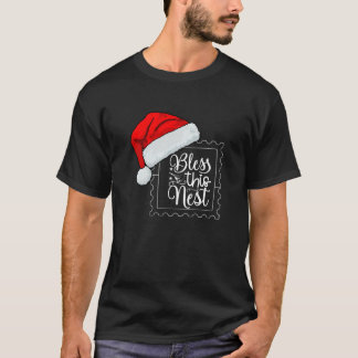 Funny Bless dieses Nest Design T-Shirt