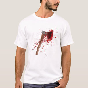 Funny Bloody Ax Halloween Kostüme Matching Mens W T-Shirt