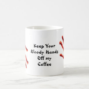 Funny Bloody Hands Coffee Mugs Verwandlungstasse