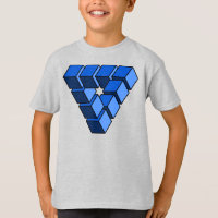 Funny Blue Black Tocks Blocks Triangle Vector Art