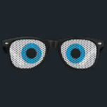 Funny blue eyes party shades costume prop partybrille<br><div class="desc">Funny blue eyes party shades costume prop. Custom color sunglasses with fun cartoon like eyeball design. Create your own for cool party,  festival,  Birthday,  event etc. Fun for kids and adults.</div>