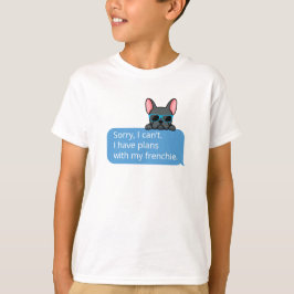 Funny Blue French Bulldog T - Shirt
