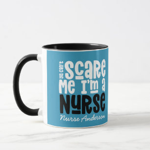 Funny Blue Girl Typografie bedankt sich bei Ihnen Tasse