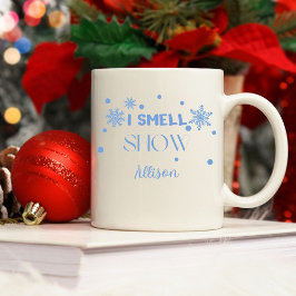Funny Blue I Riech Schneekaffee Tasse