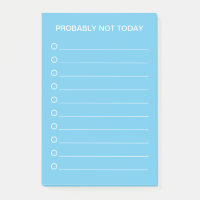 Funny Blue List Maker
