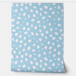 Funny Blue-White Muster Tapete