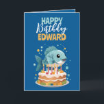 Funny Blue & Yellow Boyfriend Fischen Geburtstag Karte<br><div class="desc">Ein spielerisches Design mit einem Fisch und einer leichten,  lustigen Geburtstagsbotschaft,  perfekt,  um jedem Angelfreund ein Lächeln zu bieten.</div>