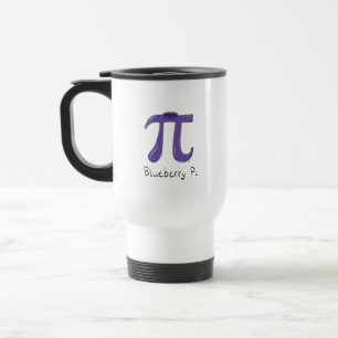 Funny Blueberry Pi Symbol Mathematiker Lehrer Reisebecher