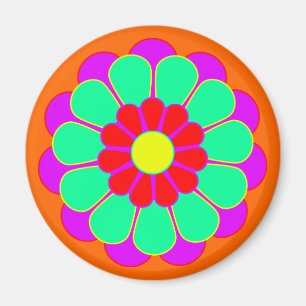 Funny Blume Power Bloom I Magnet