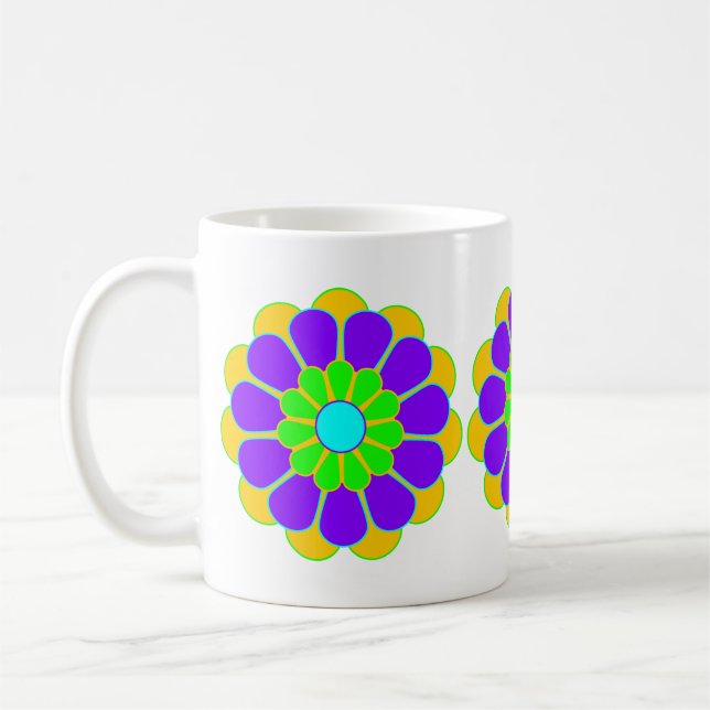 Funny Blume Power Bloom II Kaffeetasse (Links)